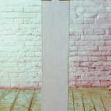 1989 - Stele mit Metall